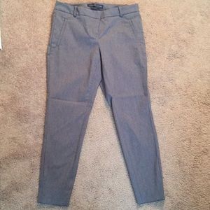 The limited gray exact stretch crop dress pants